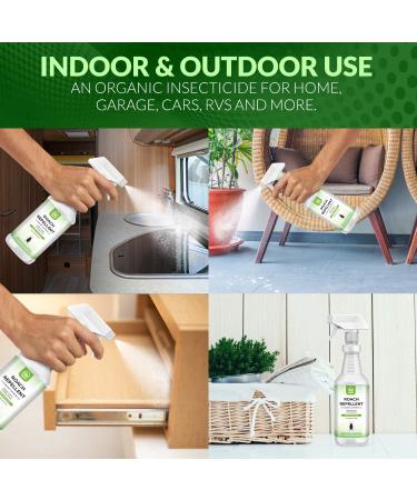 NATURAL OUST Peppermint Oil Roach Repellent Spray - Eco Friendly Indoor/Outdoor Control - Buy Online on GoSupps.com