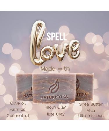 Love Spell Fragrance Soap Bar - Vegan Handcrafted Natural & Non-GMO | Face & Body Soap for Women & Teens | Handmade in the USA (3 Bars 4.0 oz Each - Buy Online on GoSupps.com