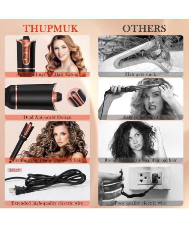 Buy Ceramic Ionic 1-Inch Auto-Rotating Hair Curling Wand - Anti-Stuck Technology - International Shipping Available - Buy Online on GoSupps.com