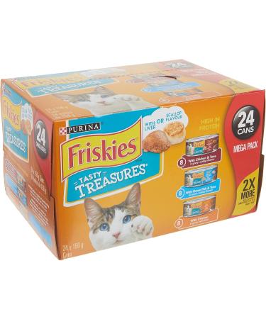 Purina Friskies P te Greatest Hits Cat Food Super Pack + Purina Friskies Tasty Treasures with Cheese Cat Food Variety Pack - Buy Online on GoSupps.com