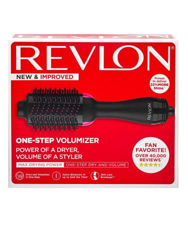 REVLON One-Step Volumizer Hair Dryer & Hot Air Brush - Black - Buy Online on GoSupps.com
