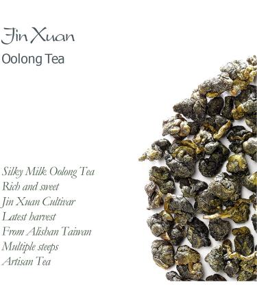Taiwanese Jin Xuan Milk Oolong Tea 100g - Premium Loose Leaf Green Oolong Tea - Buy Online on GoSupps.com