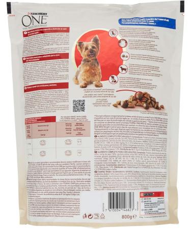 Purina One Mini 10kg Adult Dog Food with Beef and Rice 800 g - Buy Online on GoSupps.com