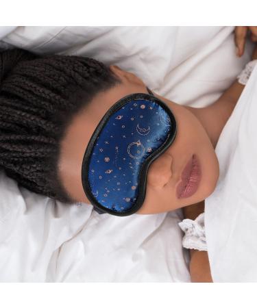 Earth Therapeutics Dream Zone Sleep Mask - Navy Blue for Comfortable and Peaceful Slumber - Buy Online on GoSupps.com