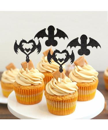 24 Pieces Dragon Theme Cupcake Toppers - Mythical Cake Decorations for Birthday & Wedding Parties | Realistic Torte Picks - Buy Online on GoSupps.com