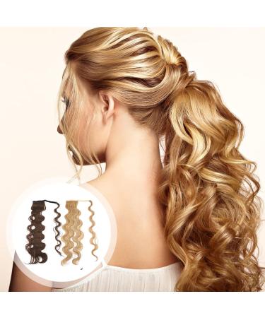 Buy Lurrose Wavy Wigs & Curly Ponytail Extensions - 2PCs Heat Resistant Clip-in Hairpieces for Women - Buy Online on GoSupps.com
