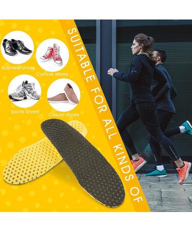 Plantar Fasciitis Sports Insoles for Men & Women - Arch Support Inserts for Flat Feet - Shock Absorbing Comfort - Cut-to-Fit Design - Size Men US 8-11 - Buy Online on GoSupps.com