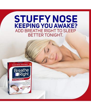 Breathe Right Nasal Strips - Stop Snoring, Drug-Free, Extra Tan (26 Count) - Buy Online on GoSupps.com