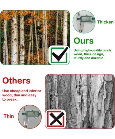 LoengMax Disposable Wooden Forks - 100PCS 6 Length - Eco Friendly & Compostable - Natural Wood Cutlery - Buy Online on GoSupps.com