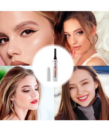Eyelash Curler - Electric Lash Curler Eye Beauty Product | Adjustable Natural Look Temperature Curler Heated Lash Dating Beauty Tool Long Lasting Women Lash Curler parties Eyelash Curler for Girls Ivoryy White - Buy Online on GoSupps.com