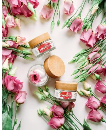  Delia Cosmetics Delia Cosmetics - EKOflorist - Soothing Revitalizing Day Cream - Light Formula - Natural Vegan Cosmetic with Shea Butter Argan Oil and Hibiscus Extract - Hydrated Skin and - Buy Online on GoSupps.com