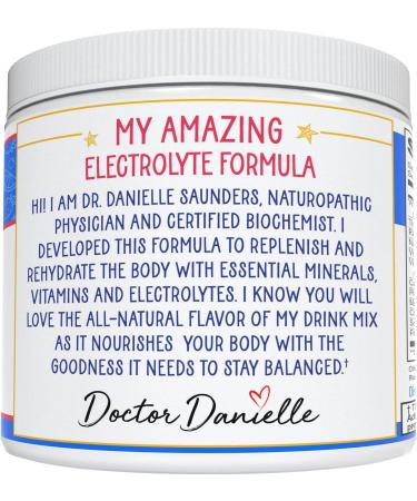 Dr. Danielle's Original Electrolyte Powder - Hydration Drink Mix Supplement - Boosts Energy & Keto-Friendly - No Maltodextrin & Sugar Free - Raspberry Lemonade Flavor - Buy Online on GoSupps.com
