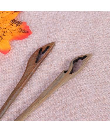 Beaupretty 7-Piece Japanese Wood Hair Clips | Handmade Ebony Hair Sticks | Natural Carved Hair Jewelry - Buy Online on GoSupps.com