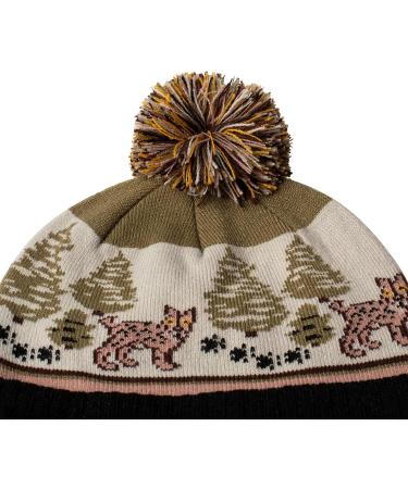 KAVU Herschel Cuffed Beanie Hat - Bob Cat Print | Stay Warm in Style - Buy Online on GoSupps.com