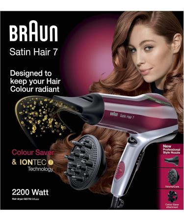 Braun Satin Hair 7 Warm Air Curling Brush with IONTEC Technology - Comb & Brush Attachment Included | International Shipping - Buy Online on GoSupps.com