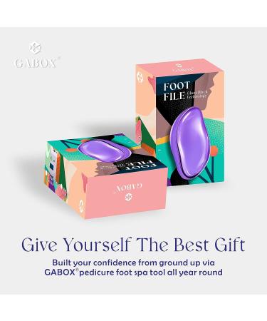Callus Remover Foot Scrubber | Dead Skin Heel Scraper Pedicure Tool | Purple Foot SPA for Men and Women - Buy Online on GoSupps.com