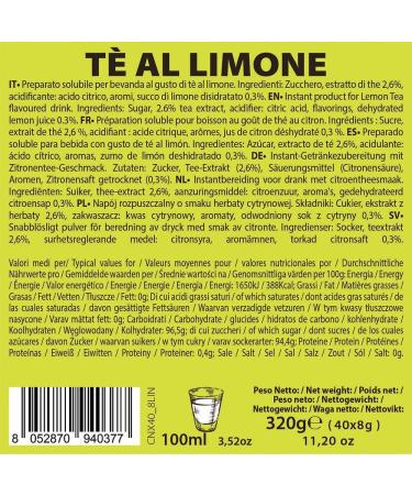 Neronobile Srl Note dEspresso Citroen Thee 40 Capsules - Buy Online on GoSupps.com