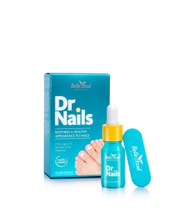 Belle Azul Dr.Nails anti -nail fungus treatment - nail polish 10 ml - nail -up bright - antifungal nail care for healthy and strong nails - with organic argan & tea tree oil vitamin E - made in spain