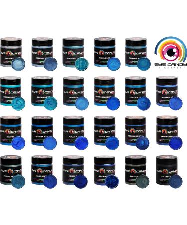 Eye Candy Premium Mica Powder Pigment Nokon Blue 50g - Versatile DIY Arts and Crafts Additive for Woodworking, Epoxy, Resin, Paint, Nail Polish, Lip Balm - Buy Online on GoSupps.com