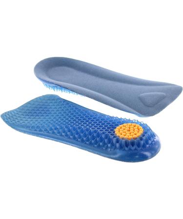 Honeycomb Gel Half Insole for Women - 1/2 inch Height Increase Heel Lift Cushion - Leg Discrepancy Balancer - Buy Online on GoSupps.com