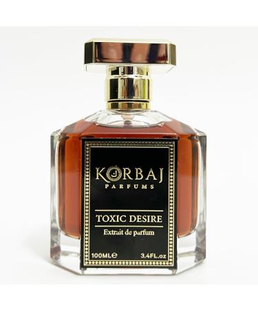 Toxic Desire - Arabian Perfume for Women and Men EDP Mens Cologne with Cognac Oil Oak Absolute Cinnamon Essence Tonka Bean - Sandalwood Praline - Vanilla Perfume 100ml 3.4 Fl Oz (Pack of 1) TOXIC DESIRE