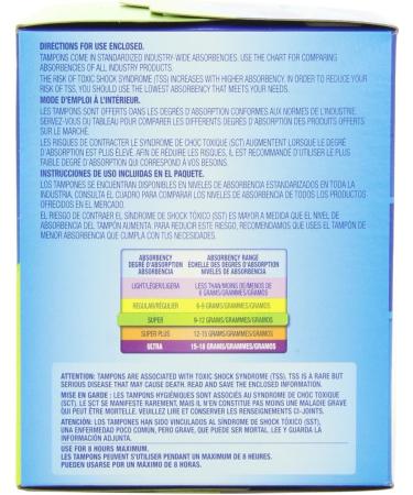 Tampax Anti-Slip Grip Cardboard Applicator Super Absorbency Tampons - 54 Ct | Effective Leak Protection - Buy Online on GoSupps.com