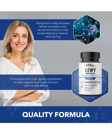 Real Science Nutrition Offers Lew-X - A Nutritional Supplement Formulated for Lewy Body Relief to Support Memory & Clarity Cognitive Enhancement Relieve Tremors Shaking and Muscle Stiffness  - Buy Online on GoSupps.com