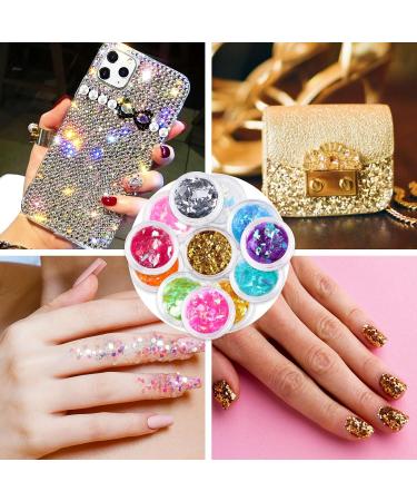 Giantree 12-Can Fantasy Glitter Sequin Irregular Face Body Glitter Set - Festival Makeup & DIY Art Crafts - Color-A - Buy Online on GoSupps.com