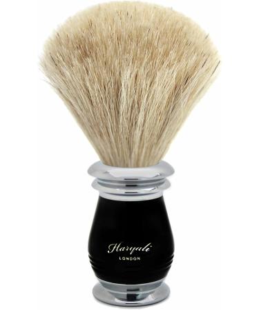 Pure White Hair-Razor Brush for Men | Premium Black & Metal Handpiece | Perfect Christmas Gifts - Buy Online on GoSupps.com