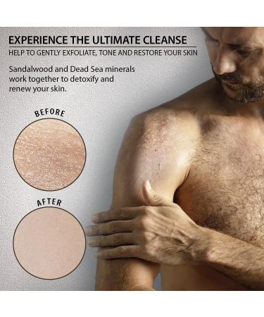 Dead Sea Eucalyptus Mint Salt Body Scrub for Men - 23.28 OZ | Pure Oils & Minerals - Buy Online on GoSupps.com