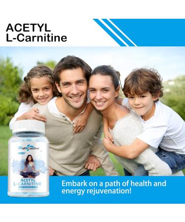 Acetyl L-Carnitine Gummies 1000 MG - Vegan Sugar-Free Supplement for Muscle Endurance Brain Health & Energy - Blueberry Flavor - 60 Count - Buy Online on GoSupps.com