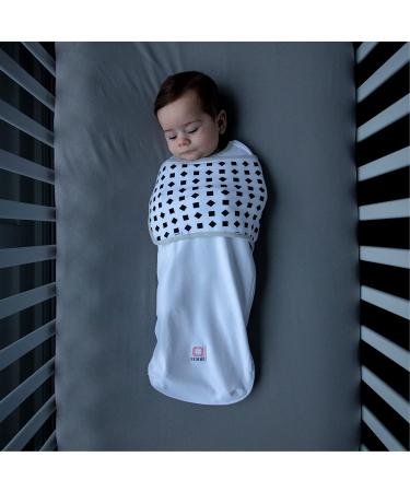 Nanit Breathing Wear Swaddle 3-Pack for Nanit Pro Baby Monitor | Track Baby's Breathing from Anywhere | 100% Cotton | Size Small 0-3 Months | Multi-Color - Buy Online on GoSupps.com
