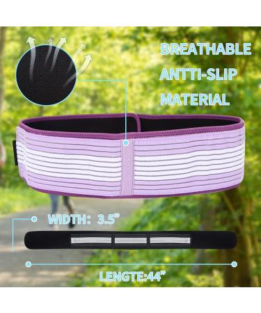 Sacroiliac SI Joint Hip Belt Sacroiliac Hip Belt for Women and Men Elastic Mesh SI Hip Belt Durable Anti-Slip Pelvic and Lower Back Support Brace for Sciatica Pelvis Lumbar Nerve Leg Purple - Buy Online on GoSupps.com
