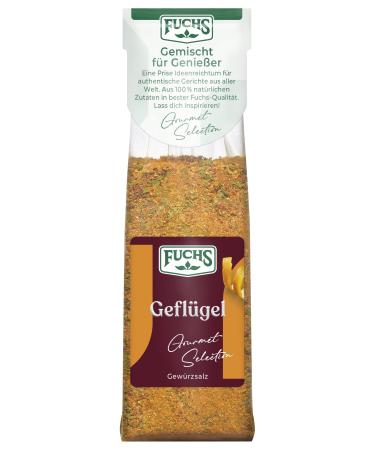 Fuchs Gourmet Selection classic/home - poultry spice salt refill bag salt for seasoning light poultry dishes & Co vegan 80 g poultry refill bags