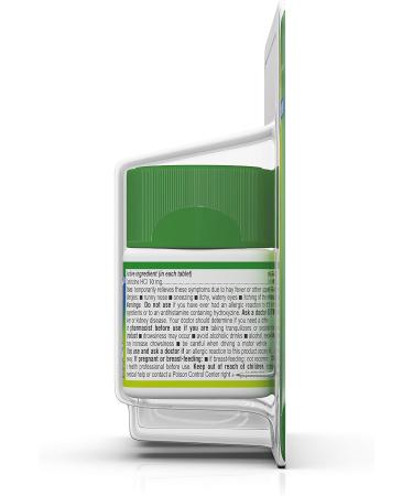 Zyrtec 24 Hour Allergy Relief Tablets 10 mg - 45 ct | Cetirizine HCl Antihistamine Medicine - Buy Online on GoSupps.com