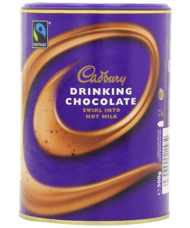 Cadbury Drinking Hot Chocolate 500 g (Pack of 3) 1.1 Pound (Pack of 3)