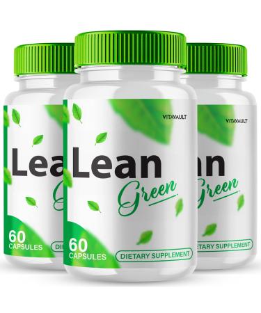 Lean Green Keto Capsules LeanGreen Advanced Formula Supplement Pills - Maximum Strength Lean Green All Natural Keto Pills LeanGreen Capsules Lean Green Pills Reviews (3 Pack)