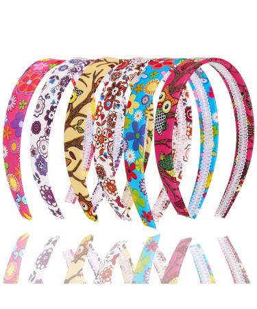 Pu-firing ligaments 6 pieces of leather headbands PU hair straps wide hair bands made of PU leather hair bands made of leather for women girls flower spanders for women girls head bands - Buy Online on GoSupps.com