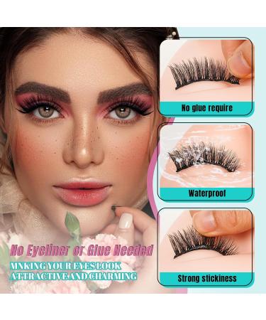 Self Adhesive Eyelashes No Glue Needed Lash Clusters 8 Pairs Reusable Adhesive Eyelashes Waterproof Wispy Lashes with Tweezer for Lash Extension at Home by AMZGlRL(Pudding D-mix 12-17mm) D-Mix 12-17mm 8Pairs|Pudding|12-17mm - Buy Online on GoSupps.com