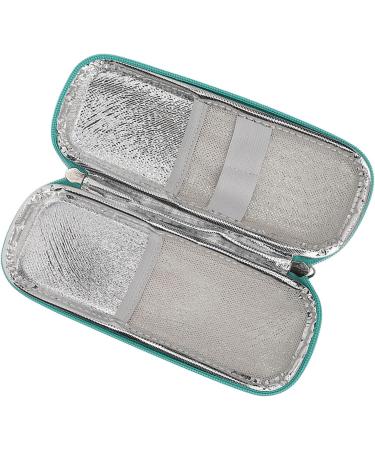 Marble Green Insulin Cooler Case - Portable Insulated Cooling Bag for Diabetic Supplies - Professional EVA Design for Elderly - Fashionable & Safe - Buy Online on GoSupps.com