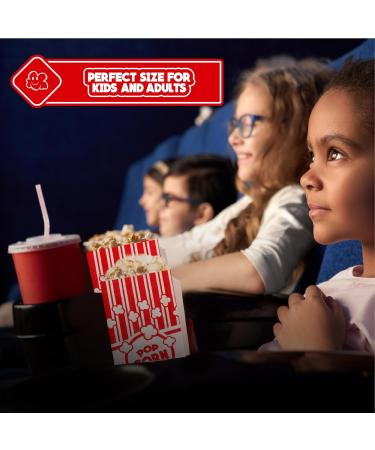 Grehge opcorn Bags - 25 2oz Concession-Grade Bags Popcorn Machine Accessories for Popcorn Bars Movie Nights Concessions 25 Pack - Buy Online on GoSupps.com