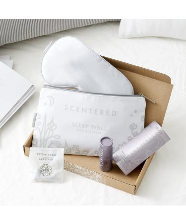 Scentered Sleep Essentials Gift Set - Aromatherapy Sleep Balm, Silk Eye Mask, Ear Plugs - Bedtime Relaxation with Lavender, Chamomile, Ylang Ylang Oils - Buy Online on GoSupps.com