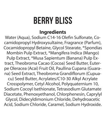 Berry Bliss Body Wash - Hydrating 25.4 FL Oz | International Shipping Available - Buy Online on GoSupps.com
