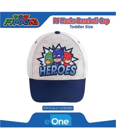 PJ Masks Baseball Cap - Adjustable Toddler Hat for Boys Ages 2-4 and 4-7 Years - Gray - Buy Online on GoSupps.com