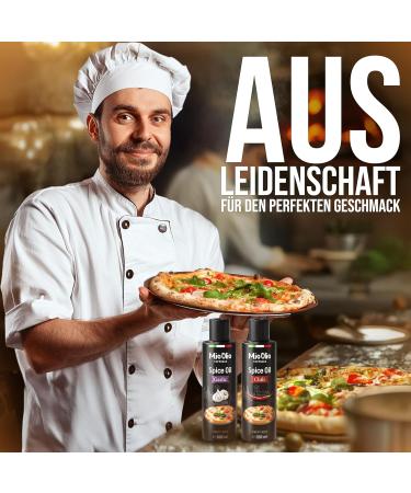  Mioolio Mioolio Spice Oil Set: 2 x 200ml garlic and 1 x 200ml chili - Buy Online on GoSupps.com