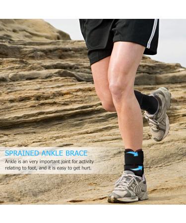 Buy Ankle Protector & Support - Elastic Ankle Brace for Ligament Damage Sprains & Sports - Neoprene Sleeve & Child-Friendly Strap - Buy Online on GoSupps.com