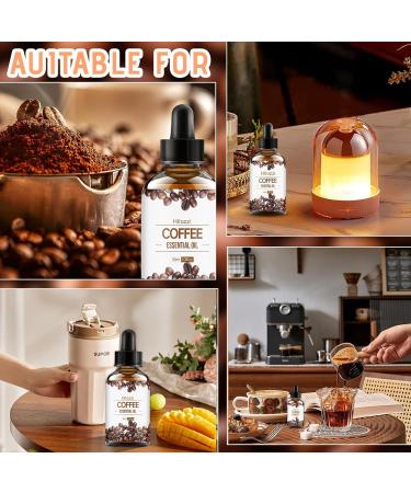 Znnhnn Coffee oil Coffee oil against wrinkles Pure essential coffee oil for aromatherapy Coffee oil cosmetics for skin and hair care Moisturizing rejuvenating and firming oil 30 ml - Buy Online on GoSupps.com