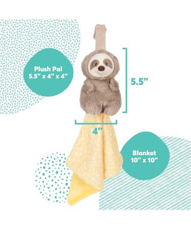 GUND Baby Lil Luvs Tuck-Away Lovey Reese Sloth Plush Toy | Ultra Soft Animal Blanket for Babies & Newborns - International Shipping - Buy Online on GoSupps.com