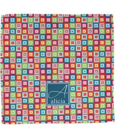 Buy YouCustomizeIt Personalized Retro Squares Washcloth - Customizable Gifts for All Occasions | International Shipping Available - Buy Online on GoSupps.com