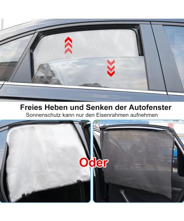 Feters Magnetic Car Baby Sunscreen - UV Protection Sun Shade for Children & Pets - 2 Piece Universal Window Curtain - Buy Online on GoSupps.com